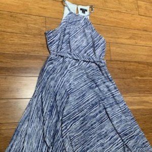 Cute Blue/white dress, Petite size 00p, Ann Taylor